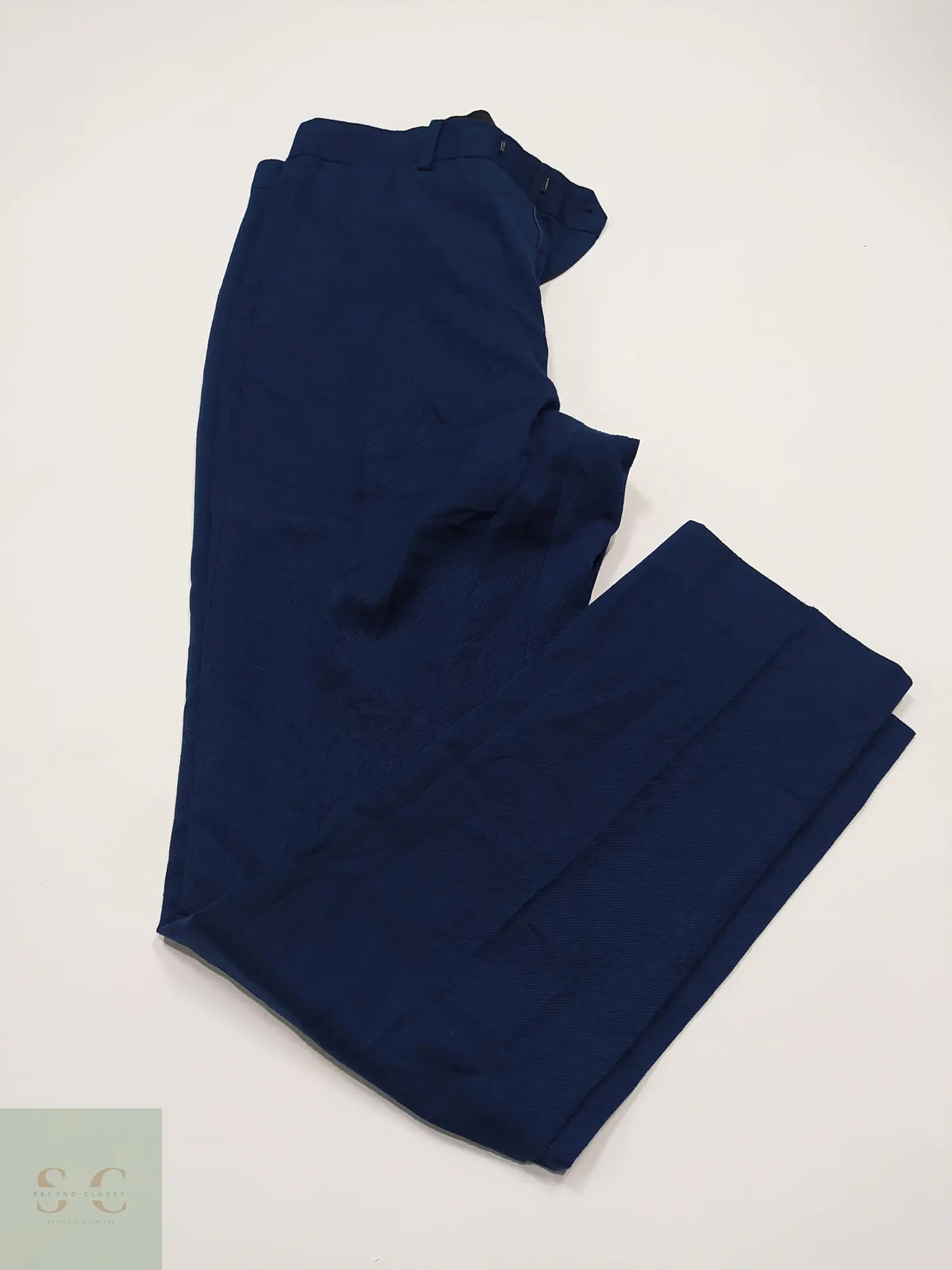 Pantalón Sastre Formal Azul Marino H&M Talla M (42) 2