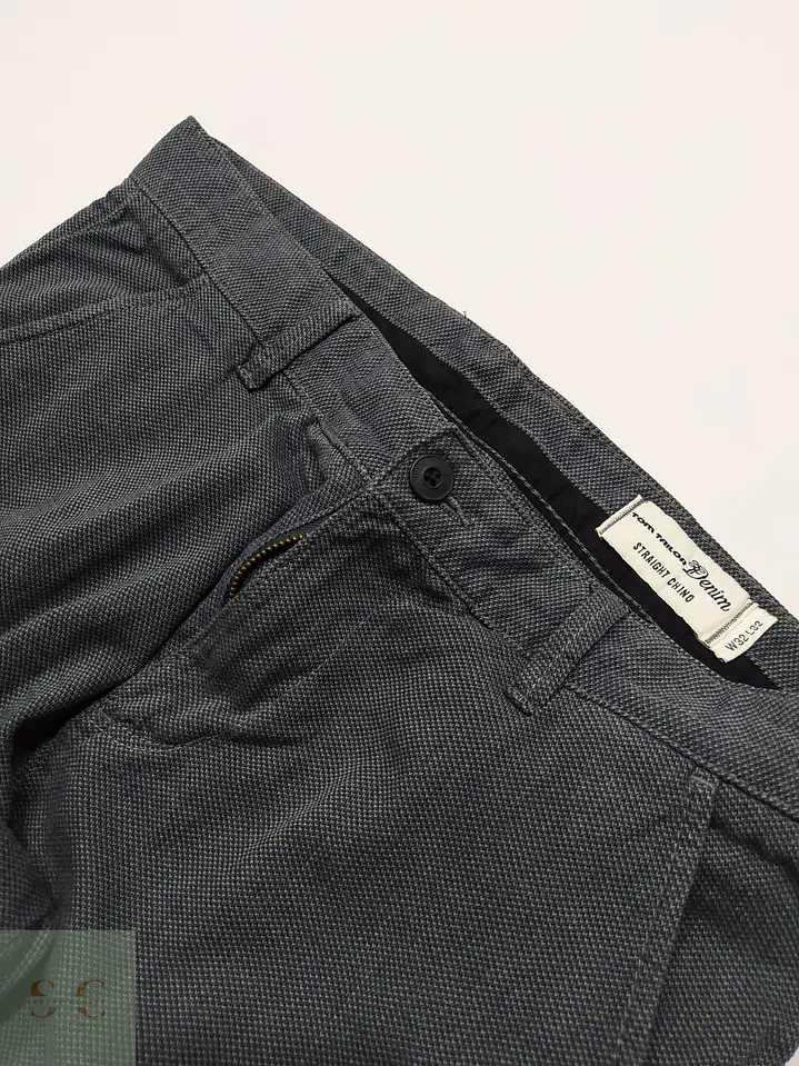 Pantalón Chino de Algodón Texturizado Tom Tailor Denim Talla L (45) 4