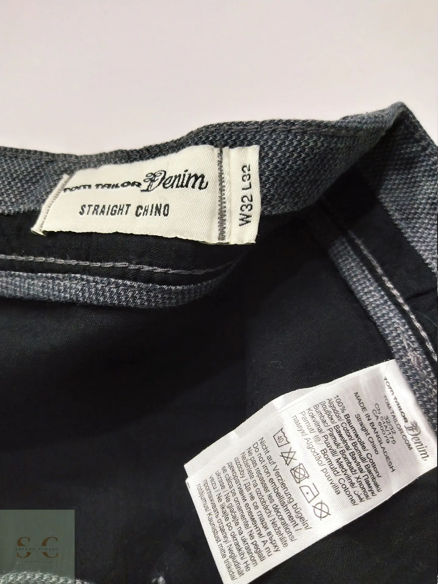 Pantalón Chino de Algodón Texturizado Tom Tailor Denim Talla L (45) 5
