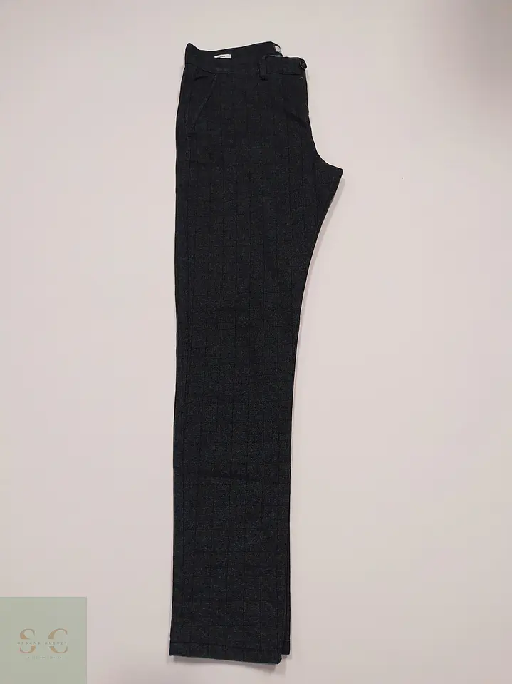 Pantalón Sastre Corte Slim a Cuadros Jack & Jones Talla L (44) 3