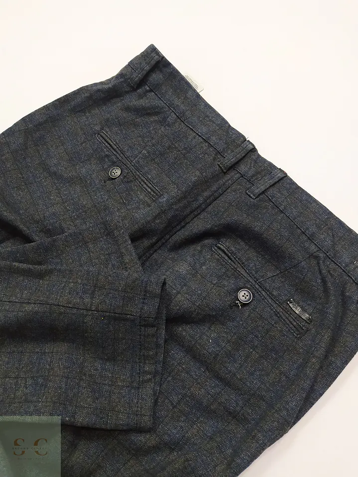 Pantalón Sastre Corte Slim a Cuadros Jack & Jones Talla L (44) 6