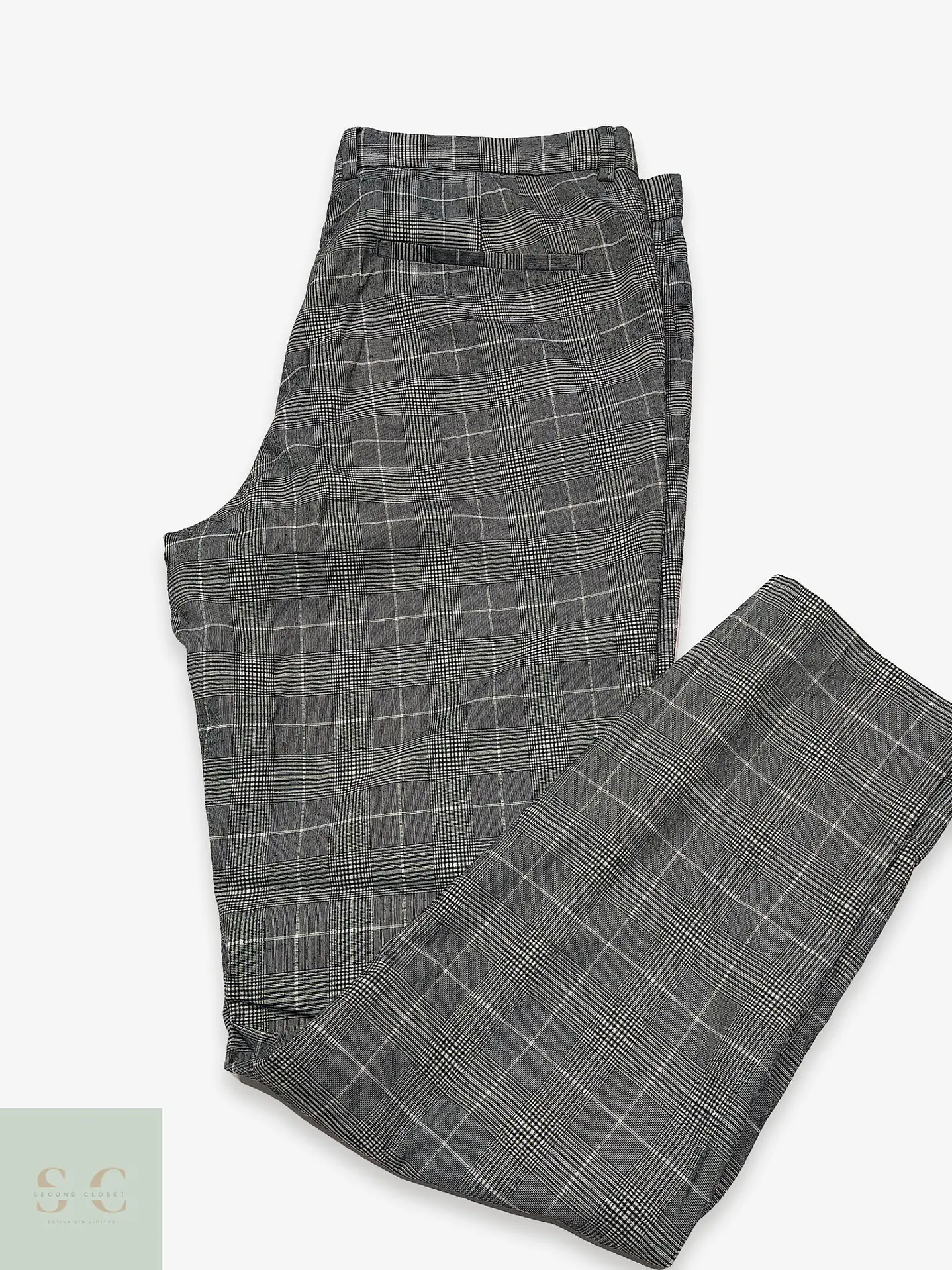 Pantalón de Vestir Príncipe de Gales Talla XL (48) 1