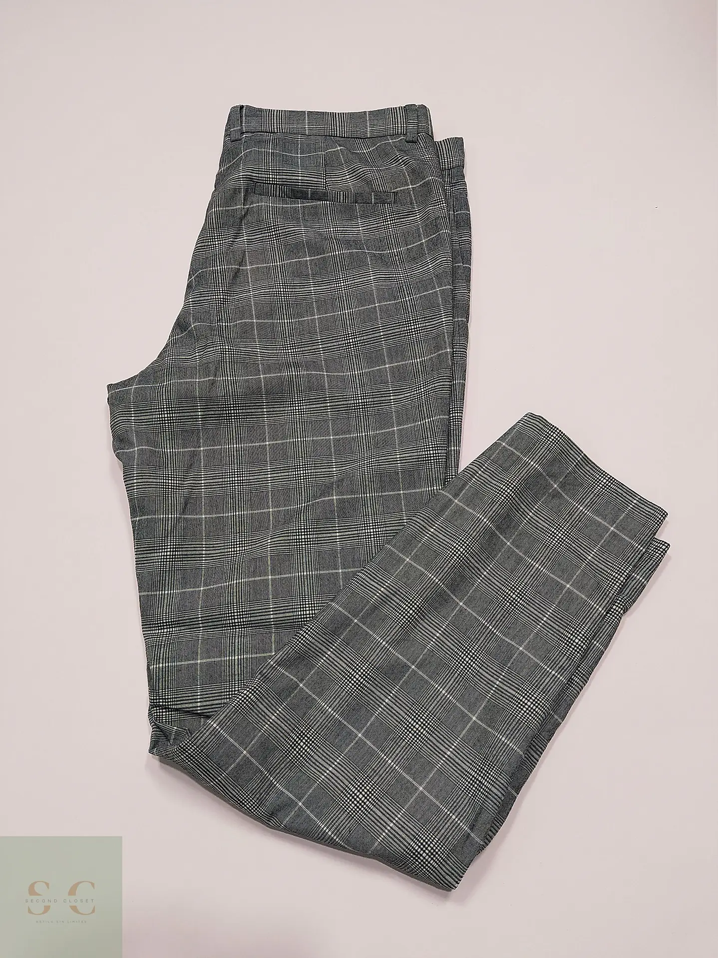 Pantalón de Vestir Príncipe de Gales Talla XL (48) 2