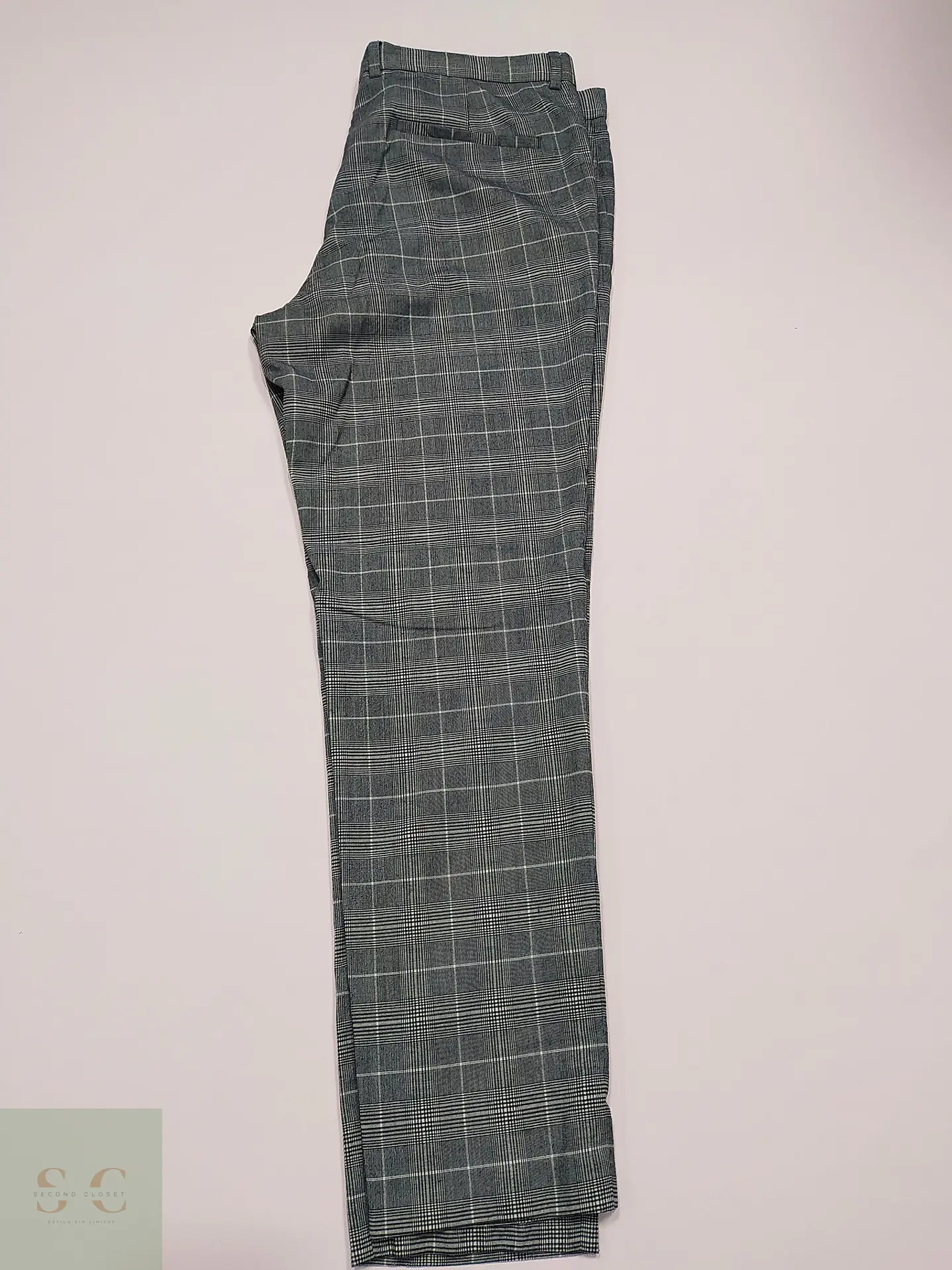 Pantalón de Vestir Príncipe de Gales Talla XL (48) 3