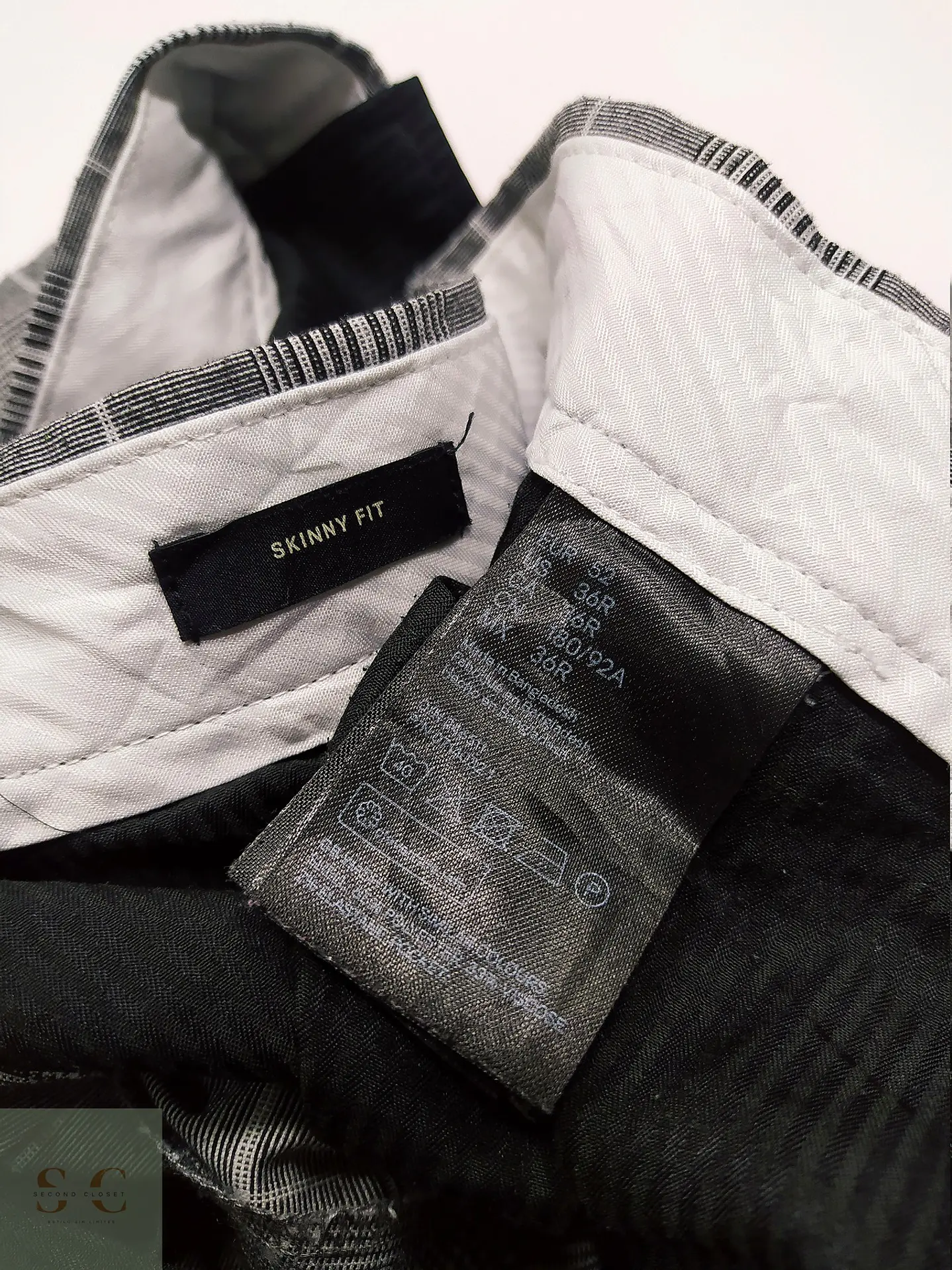 Pantalón de Vestir Príncipe de Gales Talla XL (48) 5