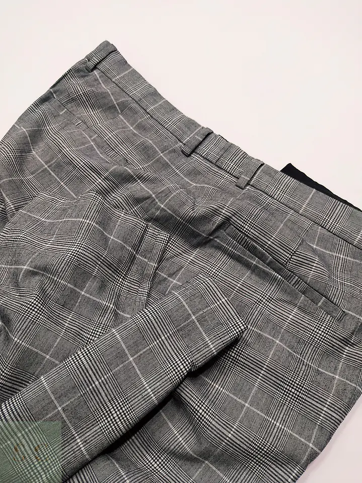 Pantalón de Vestir Príncipe de Gales Talla XL (48) 6