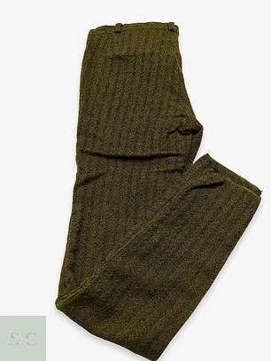 Pantalón Sastre de Tweed en Espiga Talla M (40)