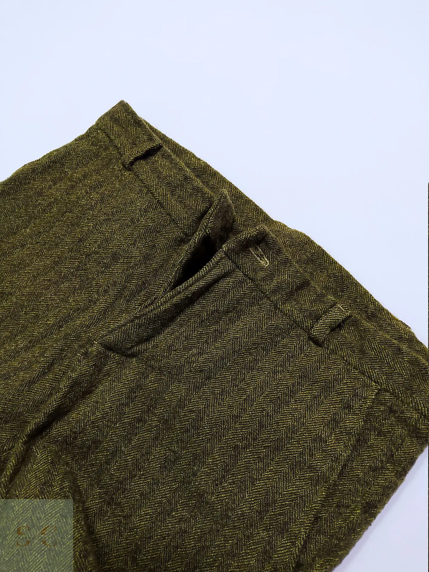 Pantalón Sastre de Tweed en Espiga Talla M (40) 4