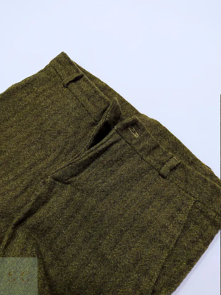Pantalón Sastre de Tweed en Espiga Talla M (40) 4