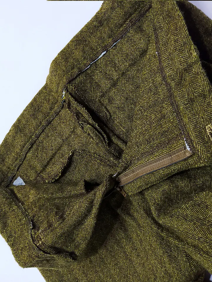 Pantalón Sastre de Tweed en Espiga Talla M (40) 5