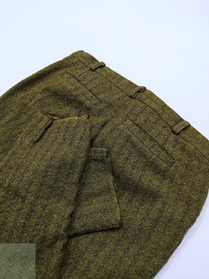 Pantalón Sastre de Tweed en Espiga Talla M (40) 6