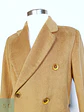 Abrigo Largo Cruzado Camel Italiano 100% Lana Virgen Talla M - Miniatura 5