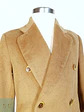 Abrigo Largo Cruzado Camel Italiano 100% Lana Virgen Talla M - Miniatura 8