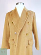 Abrigo Largo Cruzado Camel Italiano 100% Lana Virgen Talla M - Miniatura 15