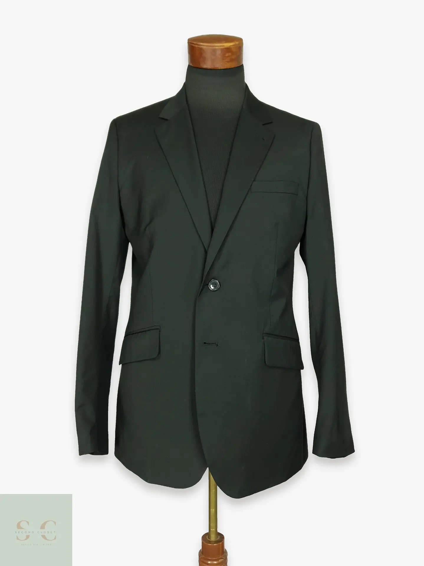 Blazer Formal Monopecho Negro H&M Talla SM 1