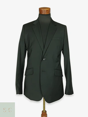 Blazer Formal Monopecho Negro H&M Talla SM