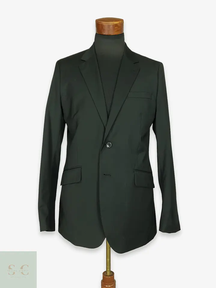 Blazer Formal Monopecho Negro H&M Talla SM 1