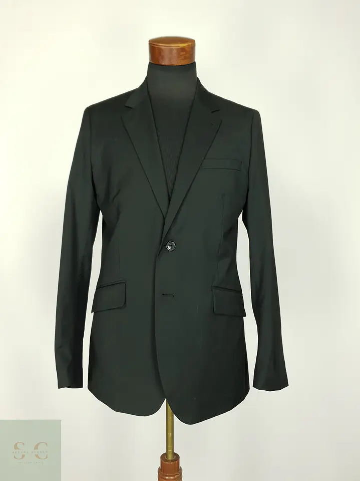 Blazer Formal Monopecho Negro H&M Talla SM 2