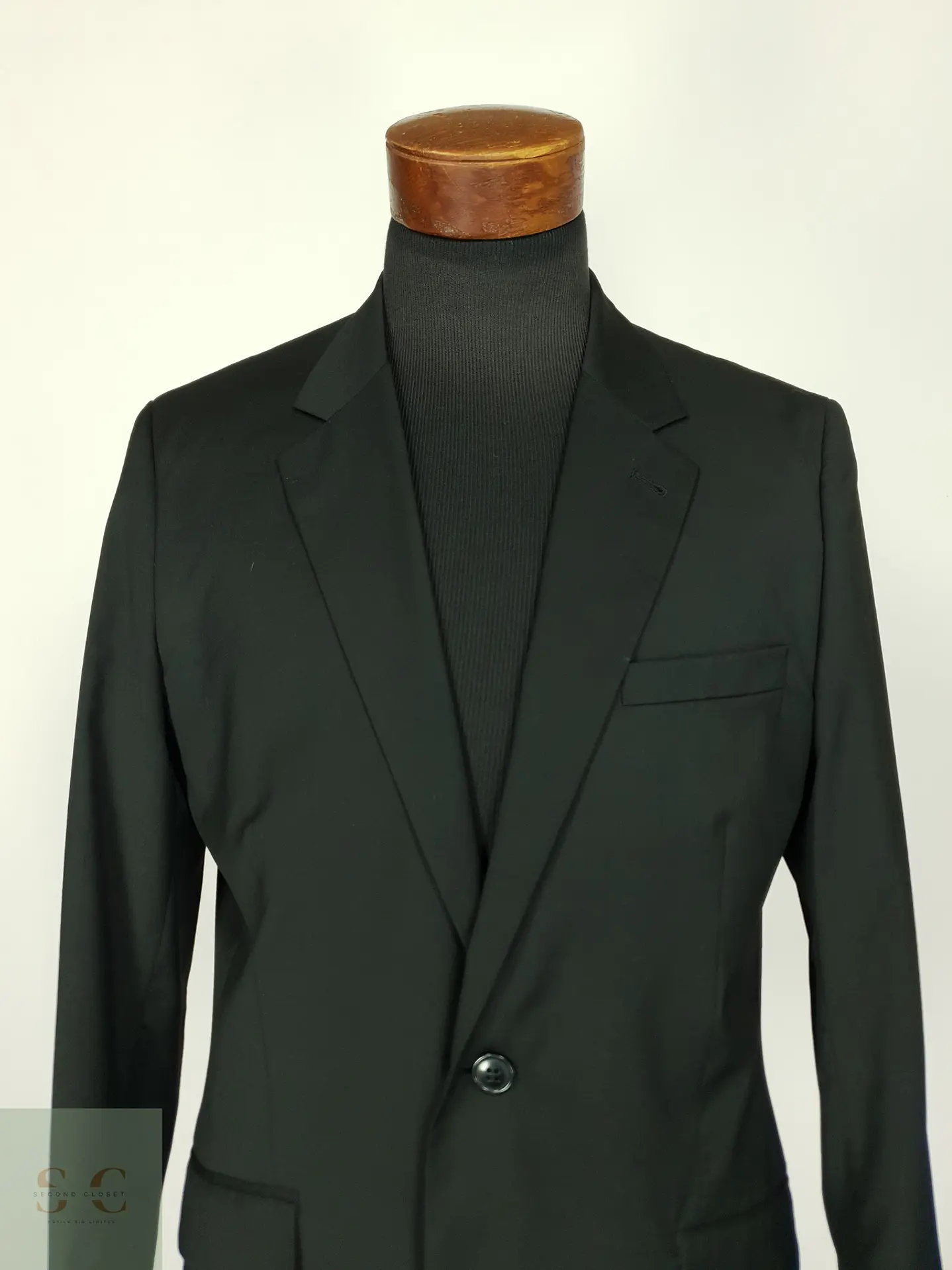 Blazer Formal Monopecho Negro H&M Talla SM 4