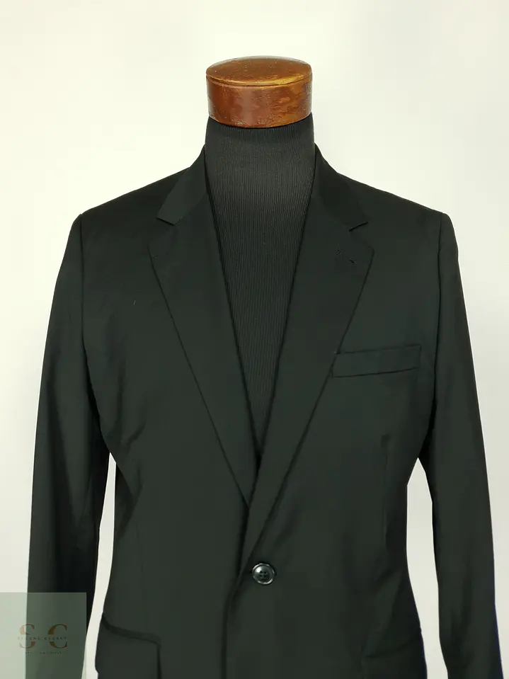 Blazer Formal Monopecho Negro H&M Talla SM 4