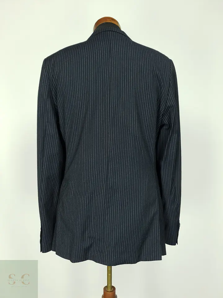 Blazer de Raya Diplomática en Pura Lana Finshley & Harding Talla SM 8