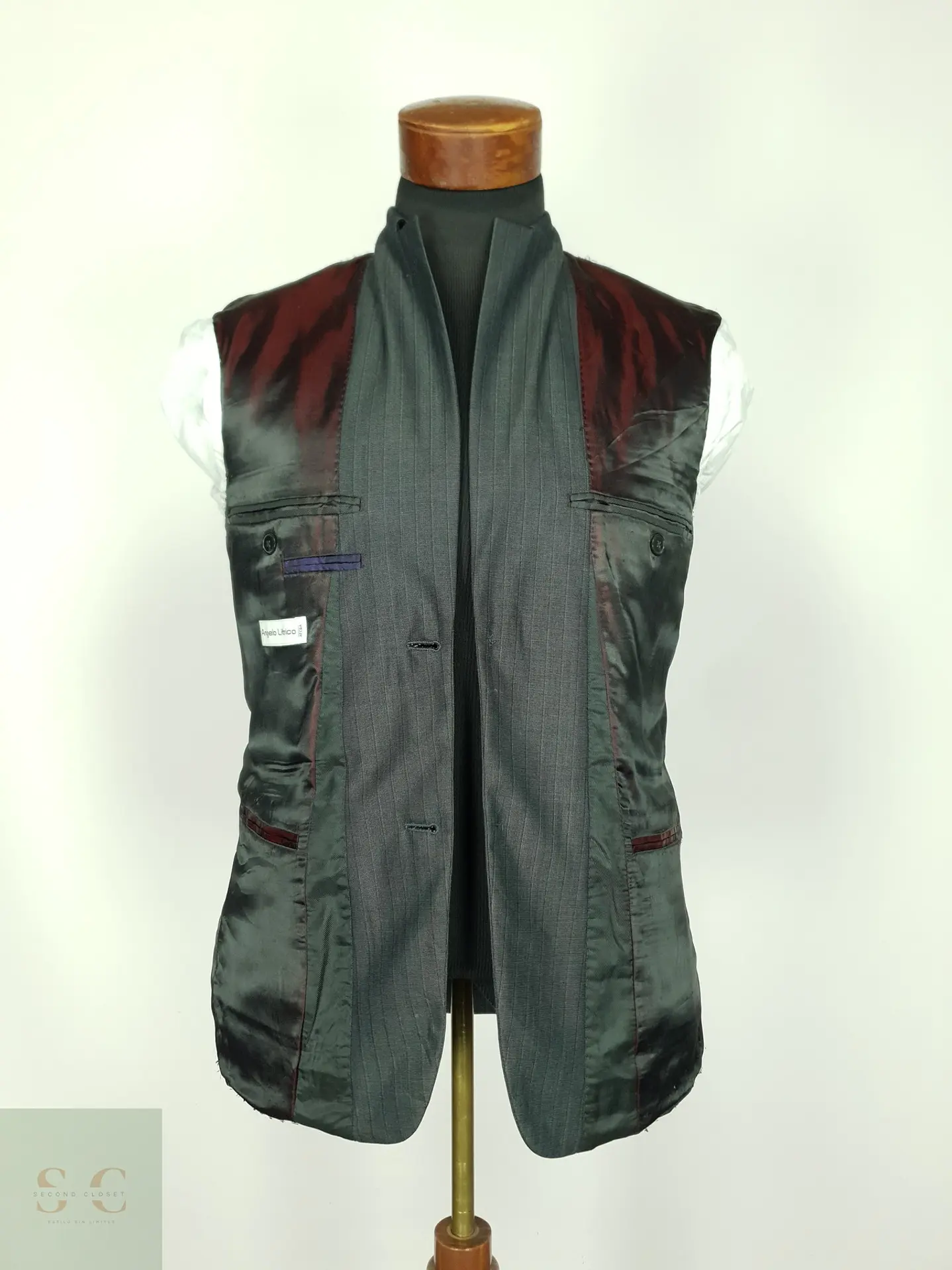 Blazer Sastre de Raya Diplomática Angelo Litrico Talla S 9