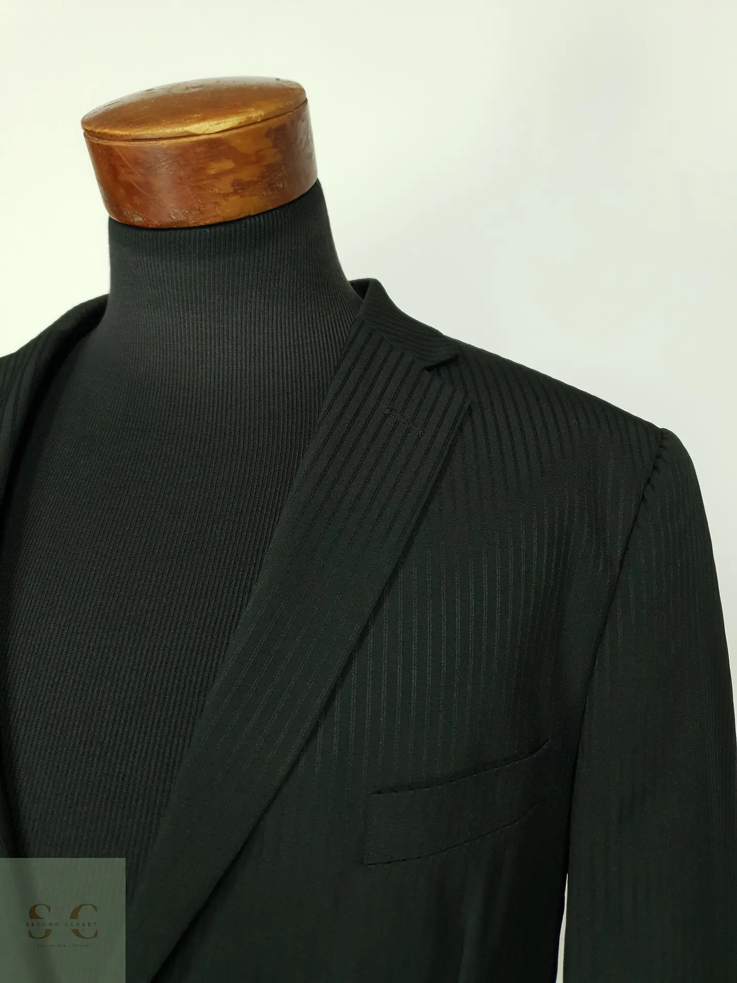 Blazer Formal de Trama Acanalada Clockhouse Talla XL 5