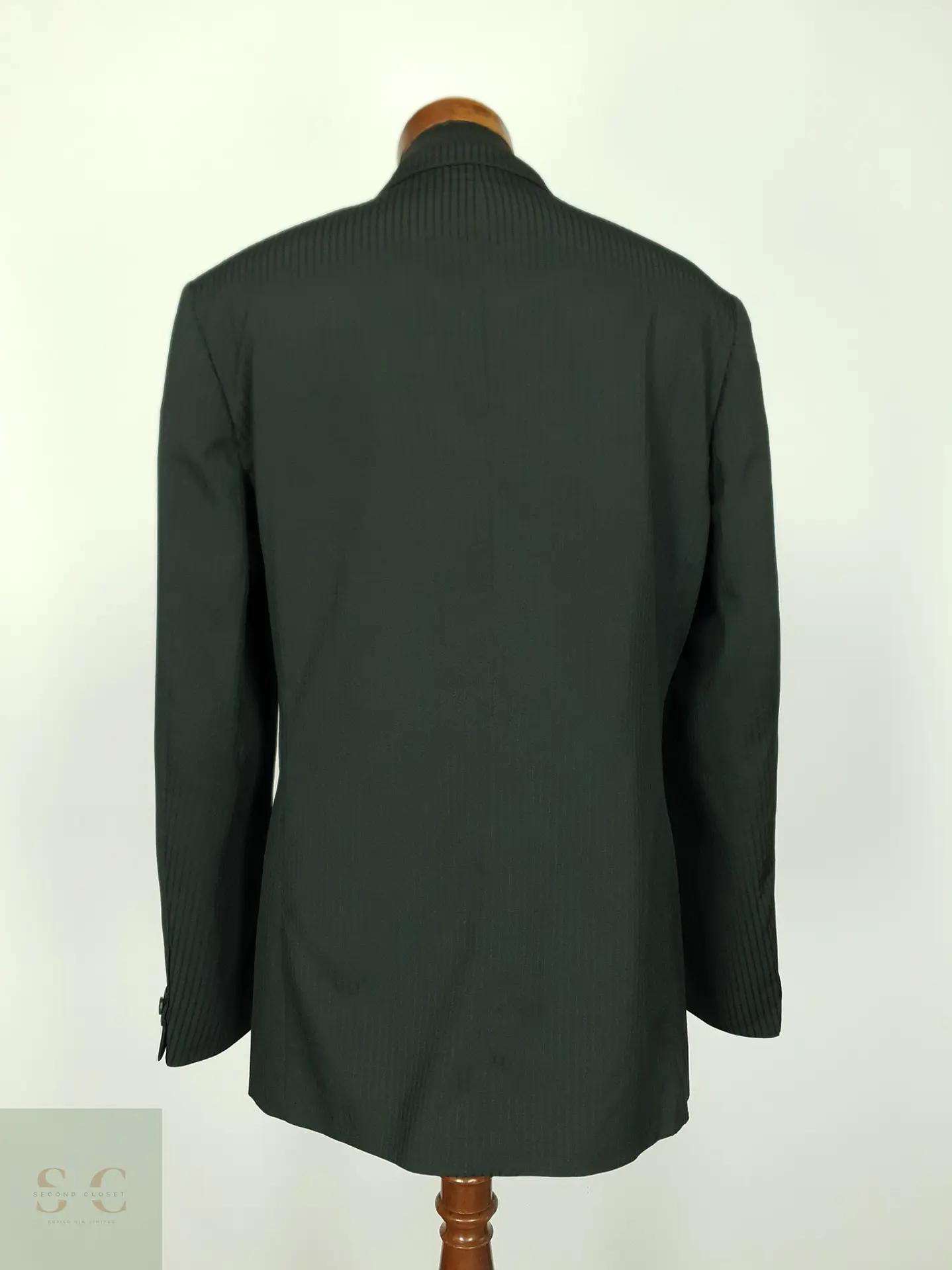 Blazer Formal de Trama Acanalada Clockhouse Talla XL 8