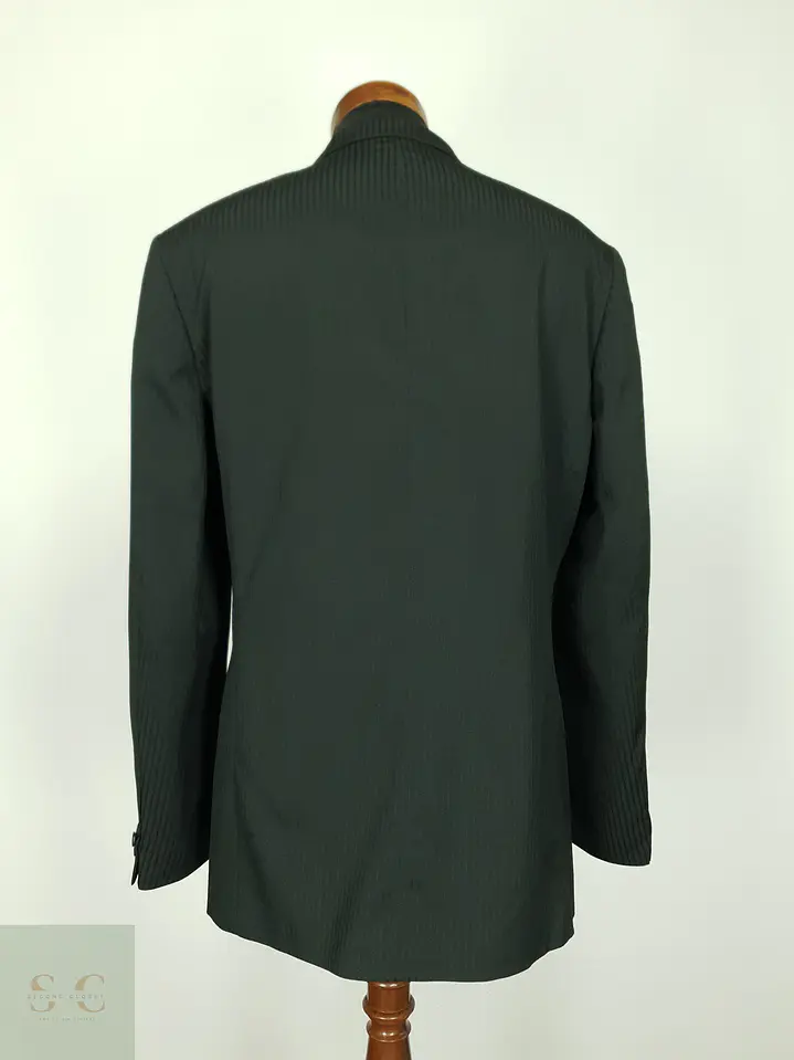 Blazer Formal de Trama Acanalada Clockhouse Talla XL 8