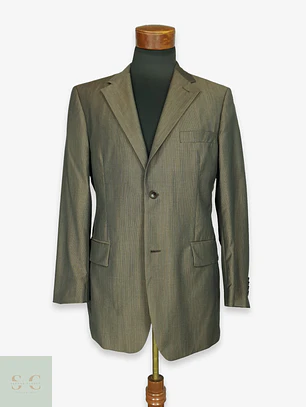Blazer Sastre de Lana a Rayas Diplomáticas Roy Robson Talla M