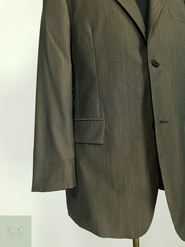 Blazer Sastre de Lana a Rayas Diplomáticas Roy Robson Talla M 3