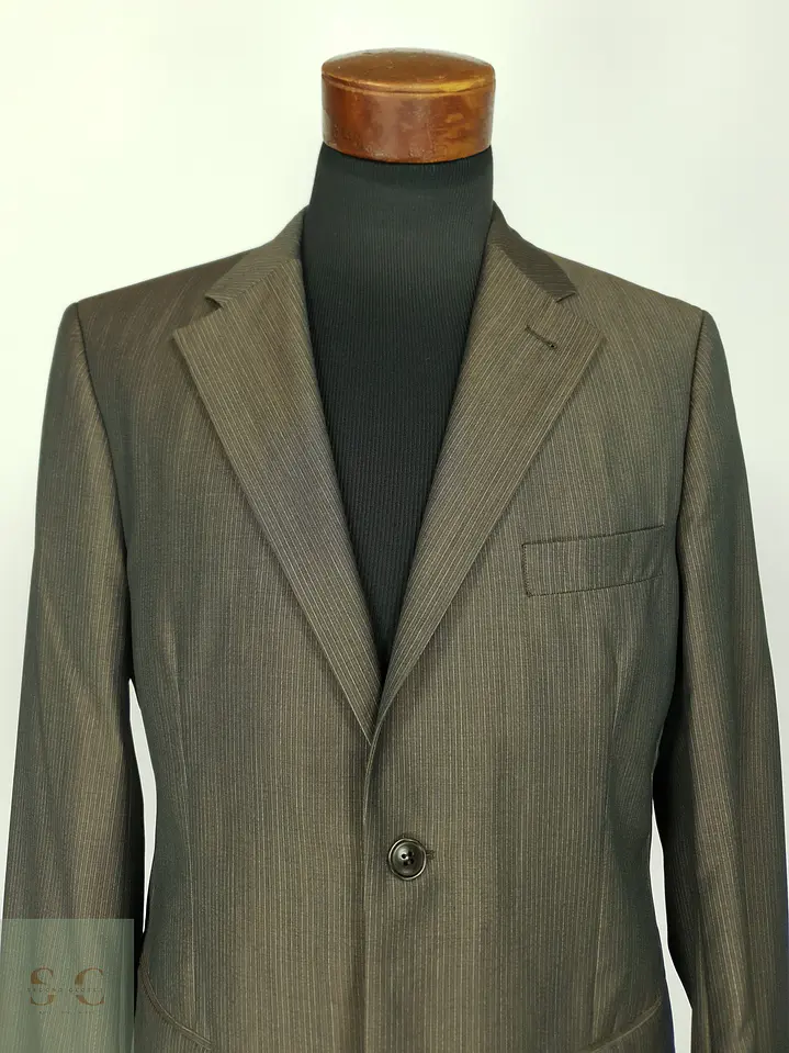 Blazer Sastre de Lana a Rayas Diplomáticas Roy Robson Talla M 4