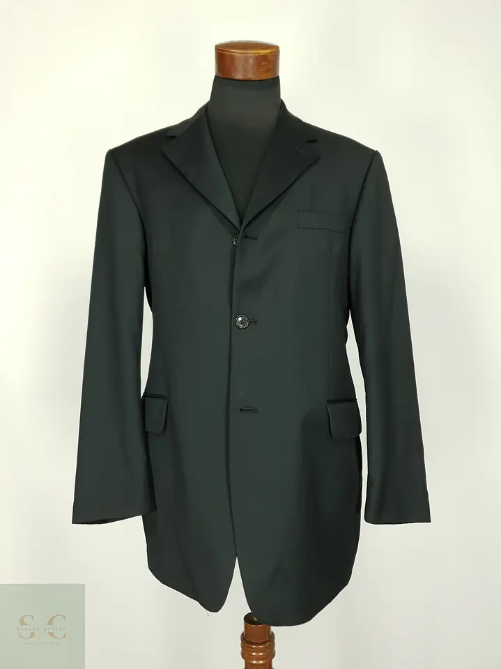 Blazer Clásico de Pura Lana Virgen Paolo Negrato Talla L 2