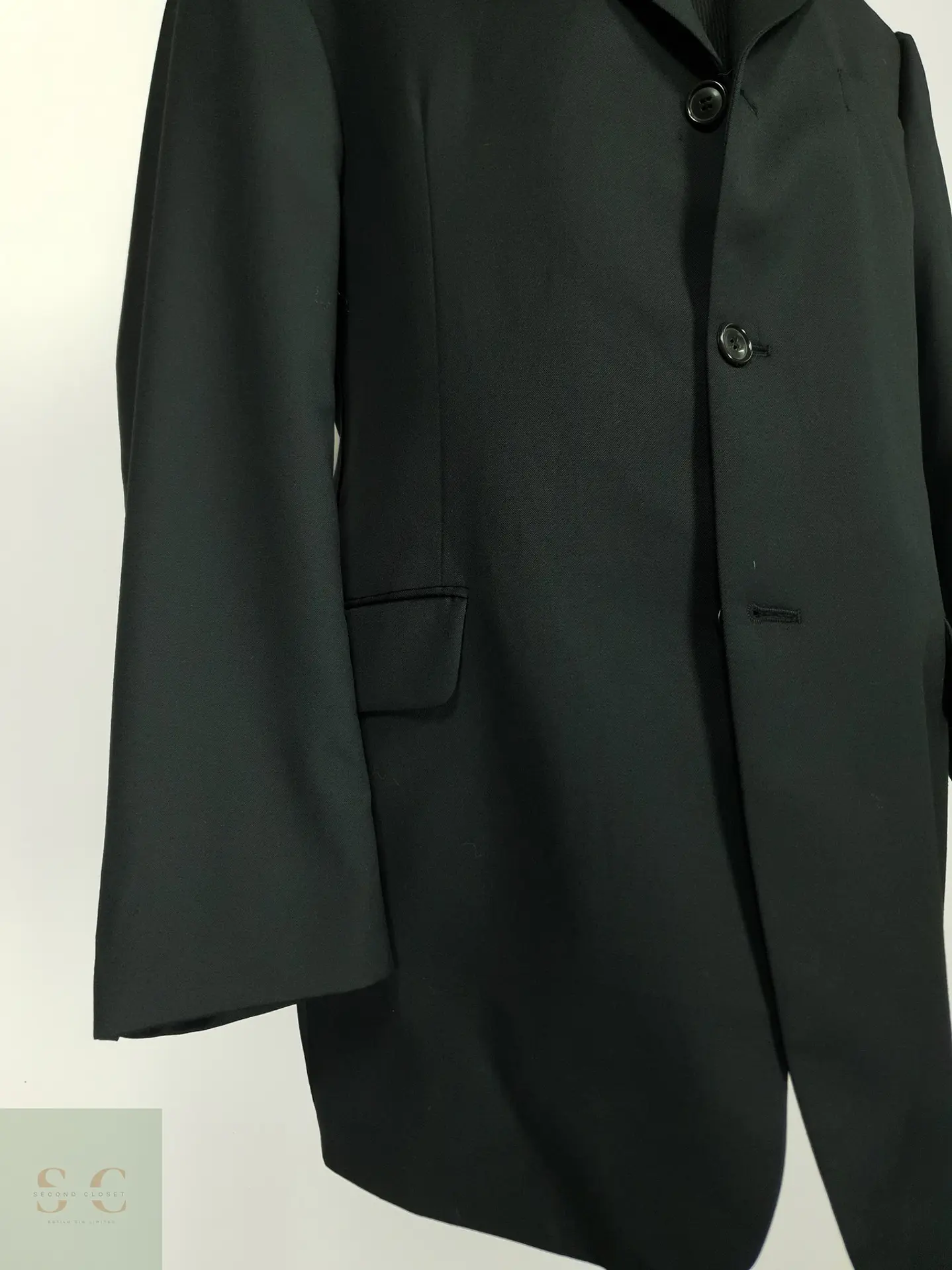 Blazer Clásico de Pura Lana Virgen Paolo Negrato Talla L 3