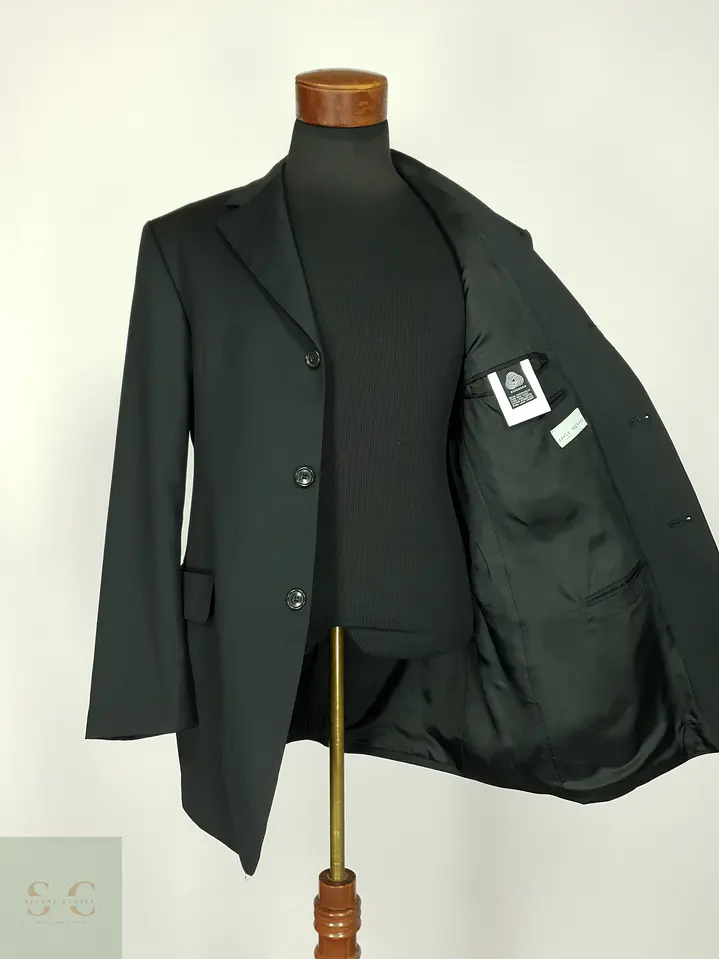 Blazer Clásico de Pura Lana Virgen Paolo Negrato Talla L 7
