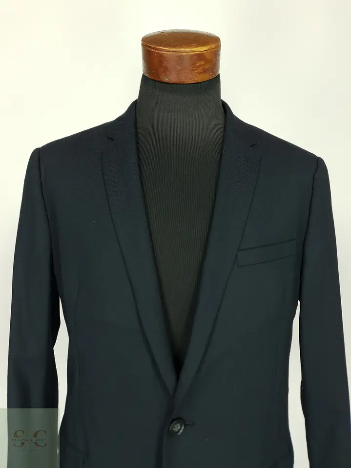 Blazer Formal de Lana y Mezcla Térmica Finshley & Harding Talla M 4