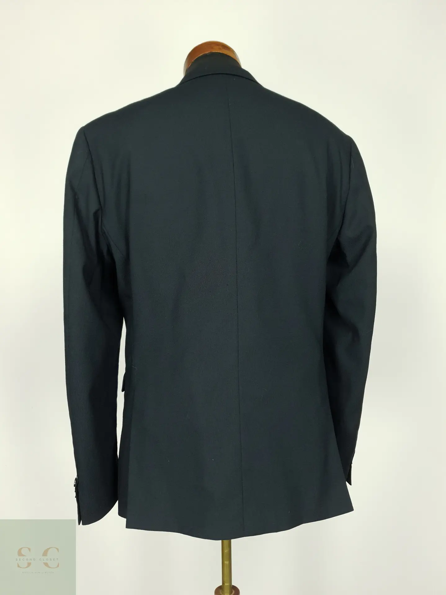 Blazer Formal de Lana y Mezcla Térmica Finshley & Harding Talla M 9