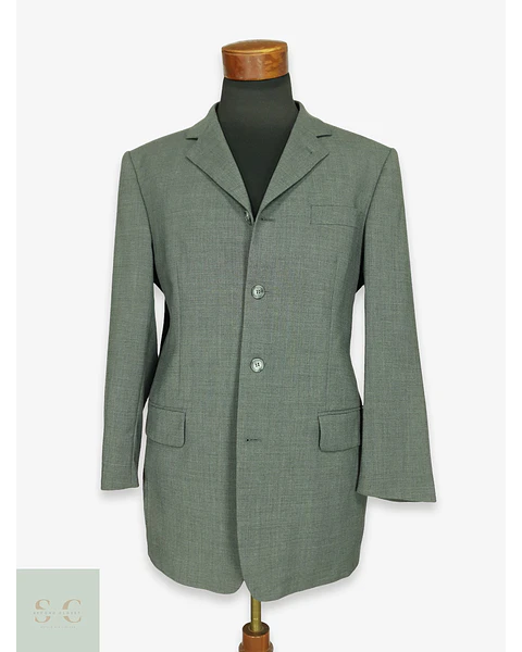 Blazer Sastre Gris de Cuatro Botones Barisal Talla L