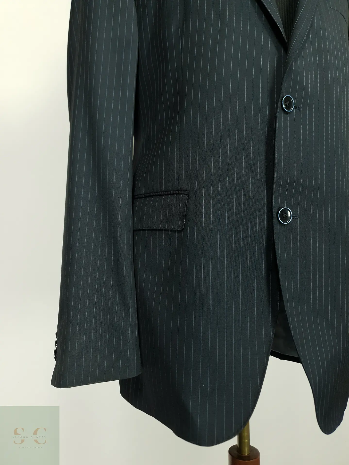 Blazer Sastre Raya Diplomática en Lana Reda Super 130's Roy Robson Talla L 3