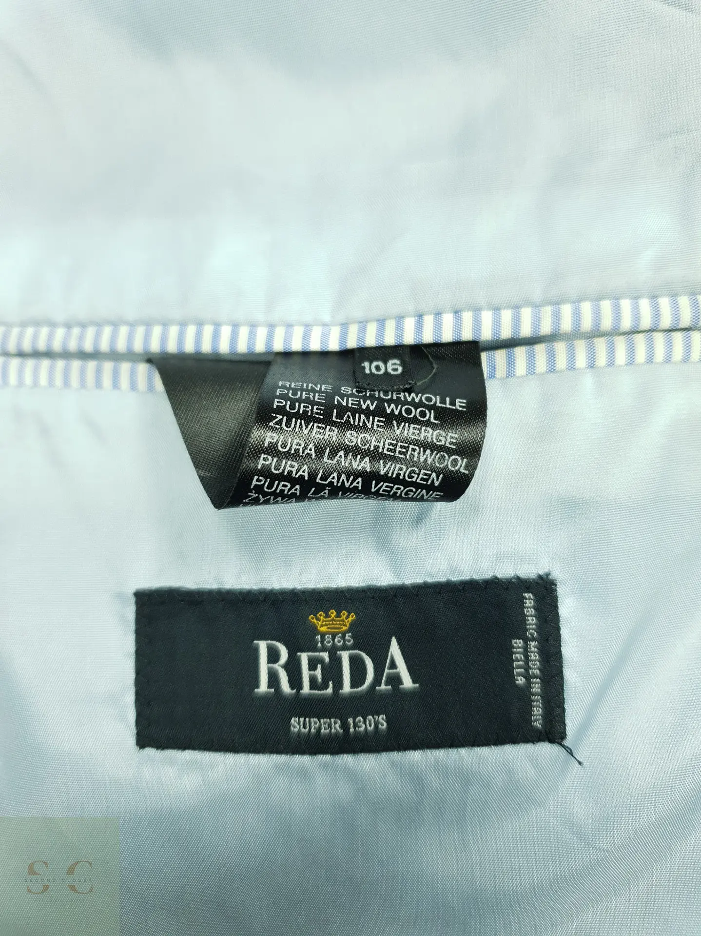 Blazer Sastre Raya Diplomática en Lana Reda Super 130's Roy Robson Talla L 6