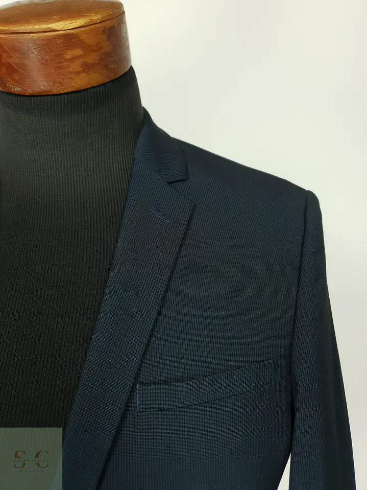 Blazer Estructurado Slim Fit Azul Marino C&A Talla S 5