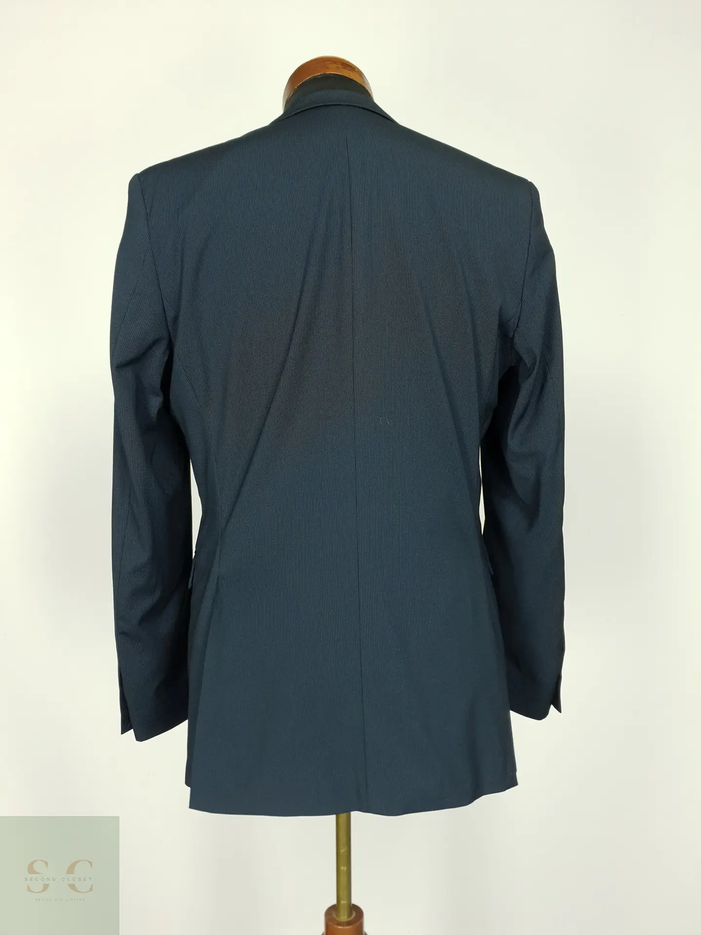 Blazer Estructurado Slim Fit Azul Marino C&A Talla S 8