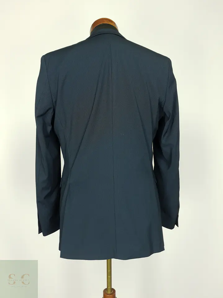 Blazer Estructurado Slim Fit Azul Marino C&A Talla S 8