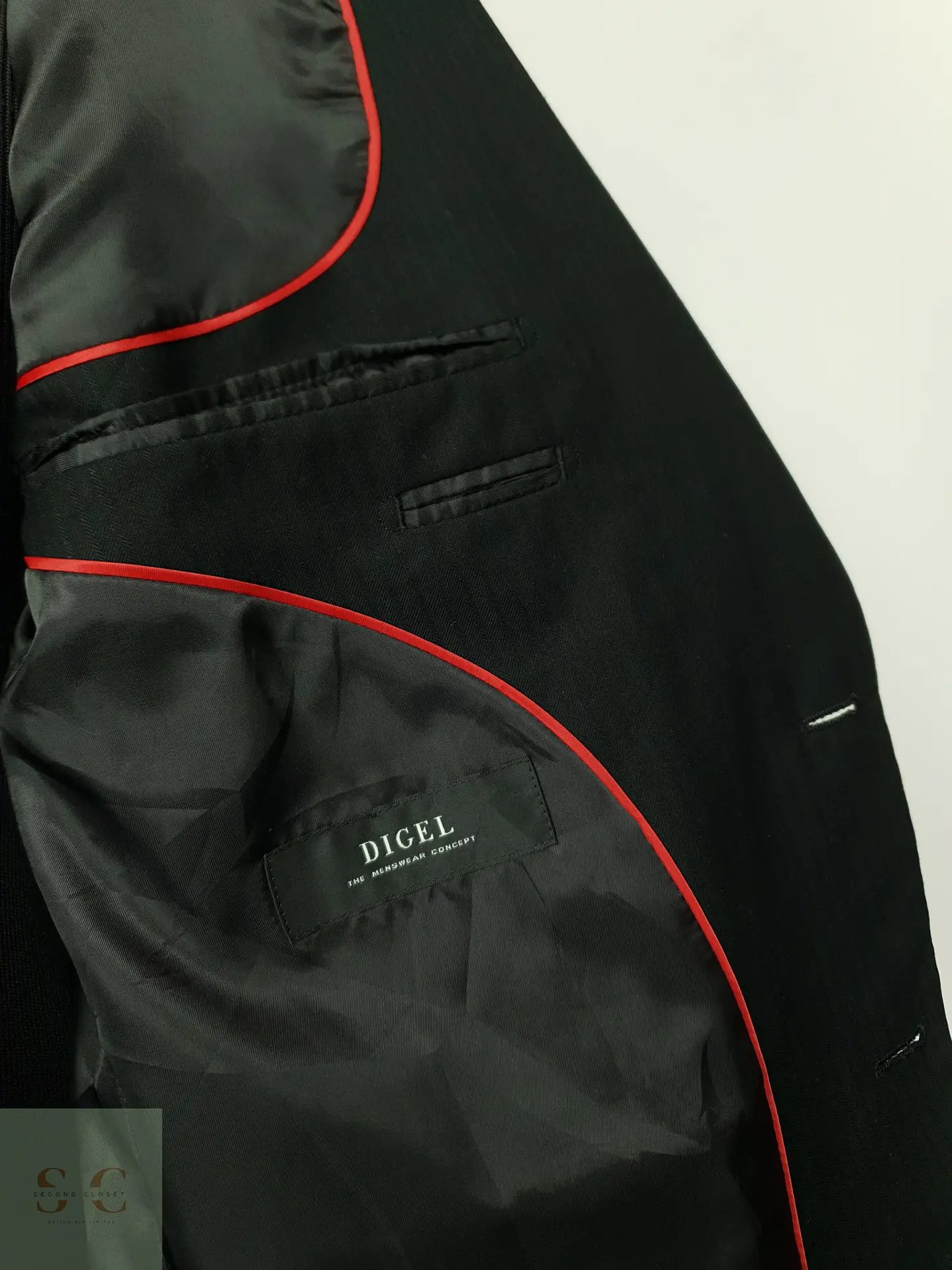 Blazer Estructurado de Dos Botones Digel Talla M 7