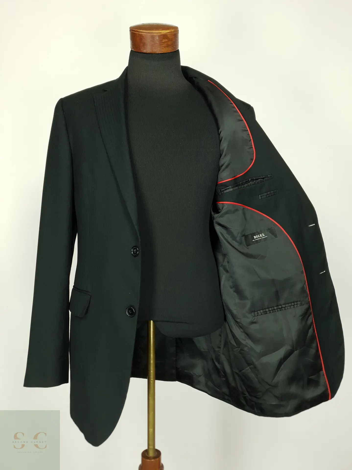 Blazer Estructurado de Dos Botones Digel Talla M 8
