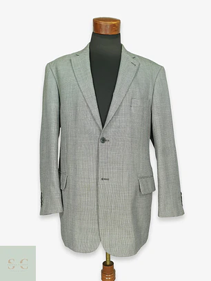 Blazer Estructurado Micropatrón Bicolor CANDA Talla L/XL