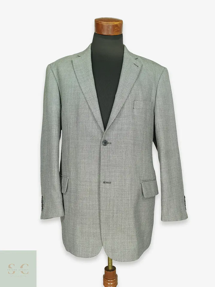 Blazer Estructurado Micropatrón Bicolor CANDA Talla L/XL 1