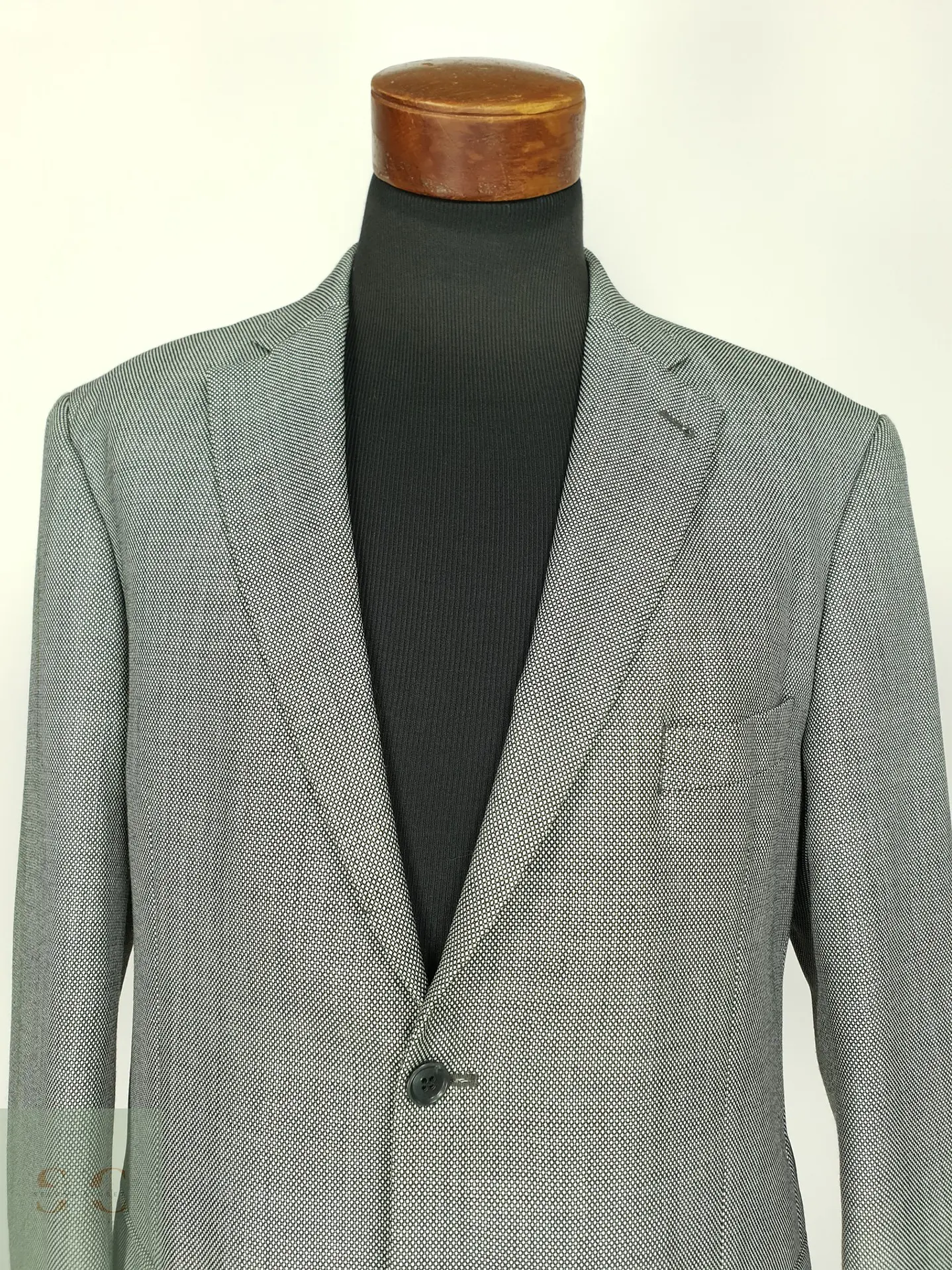 Blazer Estructurado Micropatrón Bicolor CANDA Talla L/XL 4