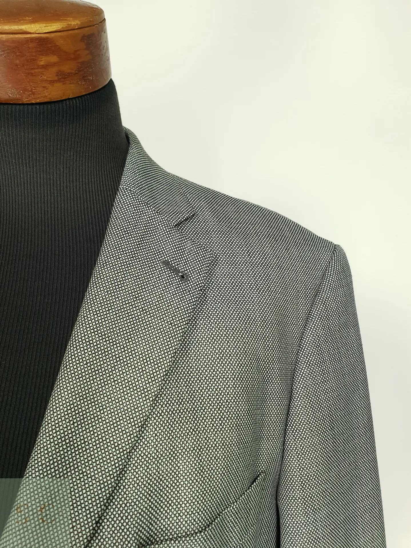 Blazer Estructurado Micropatrón Bicolor CANDA Talla L/XL 5