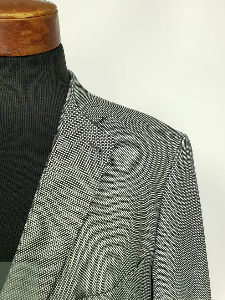 Blazer Estructurado Micropatrón Bicolor CANDA Talla L/XL 5